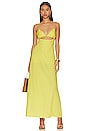 view 1 of 3 Cut Out A Line Maxi Dress in Limone