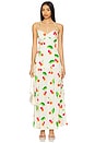 view 1 of 3 Halter Maxi Dress in Cherry Bomb