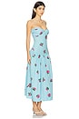 view 2 of 3 Fitted Midi Dress in Love Language