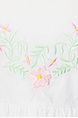 view 4 of 4 Balloon Hem Embroidered Mini Dress in Antique White