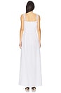 view 3 of 3 Classic Bow Maxi Dress in Snow White
