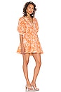 view 2 of 3 Mini Collar Dress in Force Orange