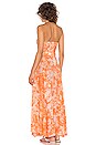 view 3 of 3 Halter Dress in Force Orange