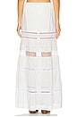 view 4 of 6 Tiered Lace Maxi Skirt in Antique White