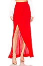view 1 of 4 JUPE LONGUE PEARL in Red