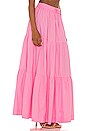 view 2 of 4 Drawstring A Line Tiered Maxi Skirt in Floss