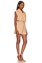 view 2 of 3 Sleeveless Drawstring Romper in Mojave Desert