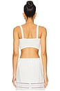 view 3 of 4 Fine Lace Bralette in Antique White