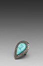 view 1 of 5 Bardot Ring in Turquoise