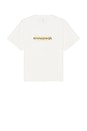 view 5 of 4 Sp Reflective Typography T-Shirt in Off White