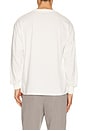 view 2 of 4 Soft Cotton Relaxed Logo L/S T-Shirt in Off White