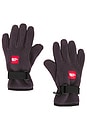 view 1 of 2 Red Box Fleece Glove in Obsidian