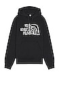 view 1 of 3 Printed Heavyweight Pullover Hoodie in TNF Black