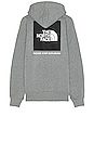 view 2 of 3 Box Nse Pullover Hoodie in Tnf Medium Grey Heather & Tnf Black