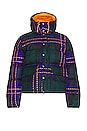view 1 of 3 Printed 71 Sierra Down Short Jacket in Ponderosa Green Large Half Dome Plaid Print