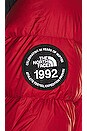 view 4 of 5 92 Retro Anniversary Nuptse Jacket in TNF Red