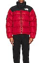 view 5 of 5 92 Retro Anniversary Nuptse Jacket in TNF Red