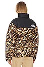 view 4 of 6 1996 Retro Nuptse Jacket in Coal Brown Water Distortion
