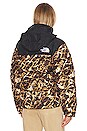 view 5 of 6 1996 Retro Nuptse Jacket in Coal Brown Water Distortion