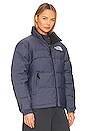 view 4 of 6 92 Reversible Nuptse Jacket in Denim Blue & Tnf Black