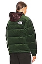 view 6 of 7 92 Reversible Nuptse Jacket in Pine Needle & Coal Brown