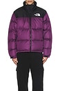 view 4 of 5 1996 Retro Nuptse Jacket in Black Currant Purple