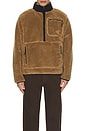 view 4 of 4 Extreme Pile Pullover in Tnf Black & Utility Brown