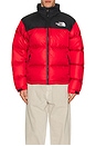 view 4 of 4 1996 Retro Nuptse Jacket in TNF Red & TNF Black