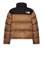 view 2 of 5 1996 Retro Nuptse Jacket in Latte & TNF Black