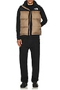 view 2 of 5 1996 Retro Nuptse Vest in Mocha Brown & TNF Black