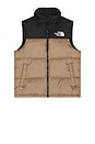 view 3 of 5 1996 Retro Nuptse Vest in Mocha Brown & TNF Black