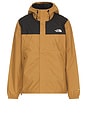 view 4 of 4 Antora Jacket in Utility Brown & TNF Black