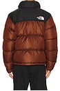 view 2 of 5 1996 Retro Nuptse Jacket in Ember Soil & TNF Black