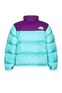 view 2 of 4 1996 Retro Nuptse Jacket in Transantarctic Blue & Gravity Purple