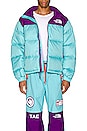 view 4 of 4 1996 Retro Nuptse Jacket in Transantarctic Blue & Gravity Purple