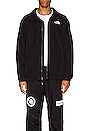 view 3 of 3 Black Box Track Top in TNF Black