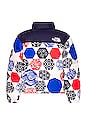 view 2 of 3 1996 RETRO NUPTSE ジャケット in Blue IC Geo Print
