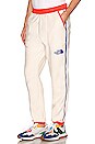 view 1 of 4 Color Block Fleece Jogger in Vintage White & Flare