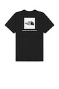 view 1 of 3 Short Sleeve Core Box NSE Tee in TNF Black & TNF White