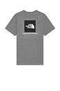 view 1 of 3 Short Sleeve Core Box NSE Tee in TNF Mid Grey Heather