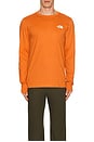 view 3 of 3 Long Sleeve Box NSE Tee in Iron Bronze