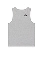 view 2 of 3 Box Half Dome Tank in TNF Pale Grey Heather
