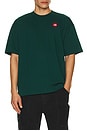 view 4 of 5 Red Box Tee in Hunter Green