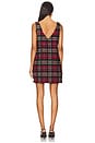 view 3 of 4 MARION 미니 원피스 in Red Plaid