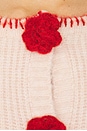view 5 of 5 CARDIGAN COM DETALHE DE ROSA MEI in Pink & Red
