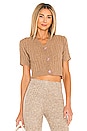 view 1 of 5 Kira Cardigan in Light Brown