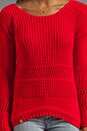 view 4 of 5 Kubu Slouch Jumper in Red Lychee