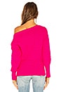 view 3 of 4 Marie Sweater in Hot Pink