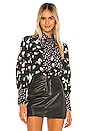 view 2 of 5 Susan Blouse in Brushed Floral Medium Black