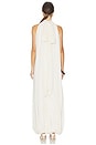 view 4 of 5 Chiffon Balloon Jumpsuit in Egret